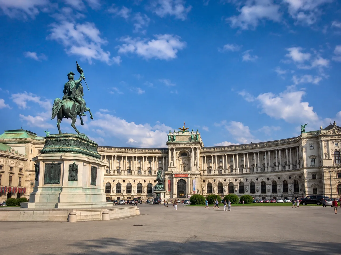 Heldenplatz und die Neue Burg, Wien